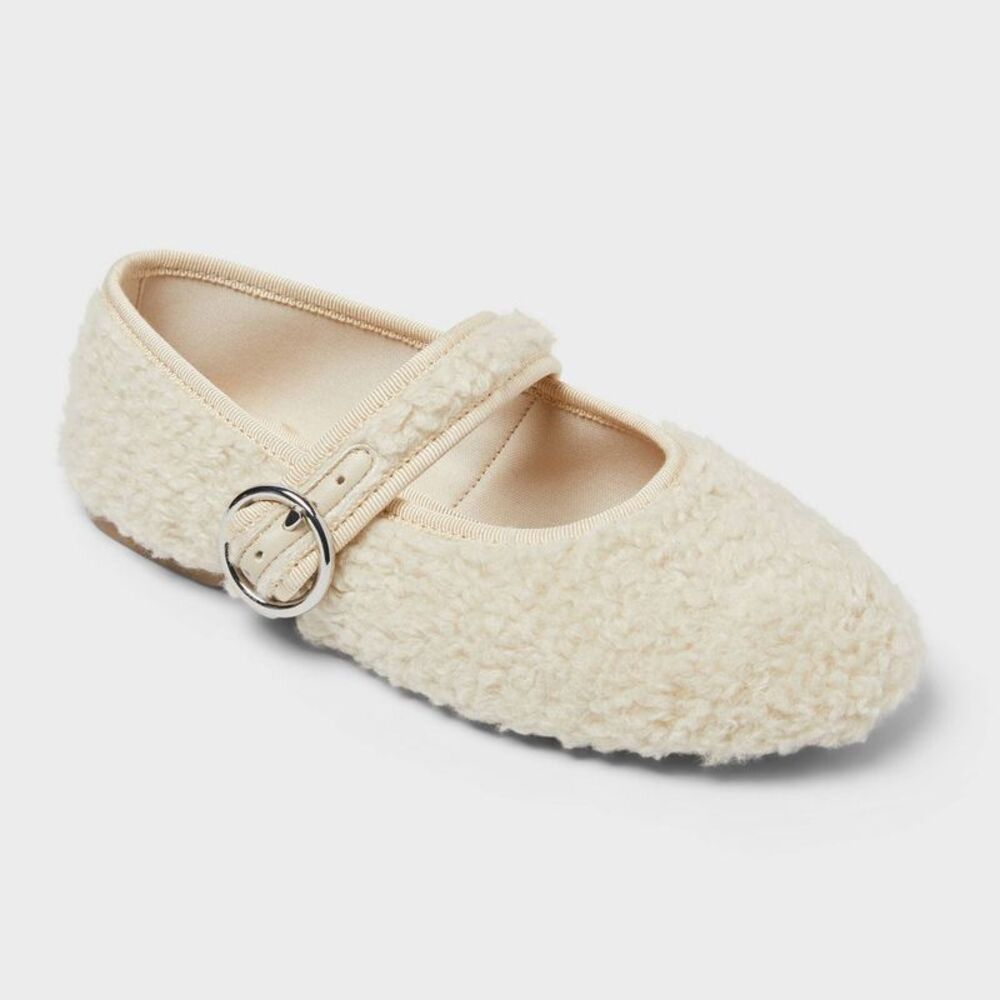 Kids' Quilla Ballet Flats - art class Cream 1